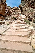 Petra - the walk which climbs up to the Monastery 